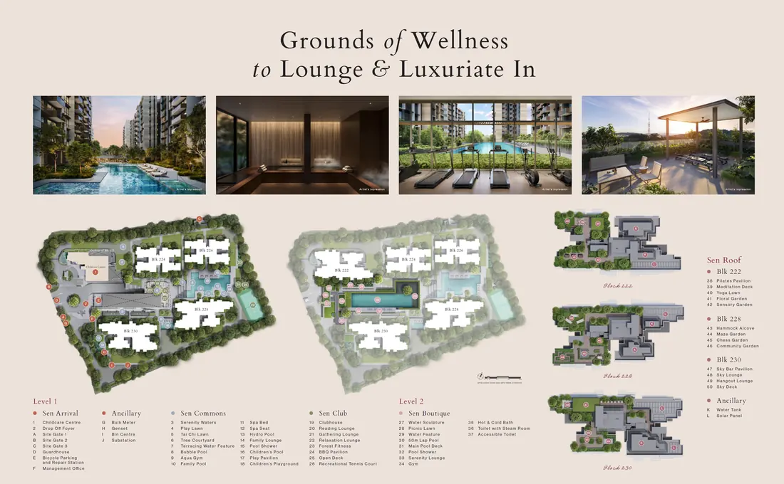 The Sen site plan